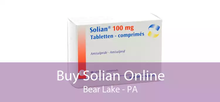 Buy Solian Online Bear Lake - PA